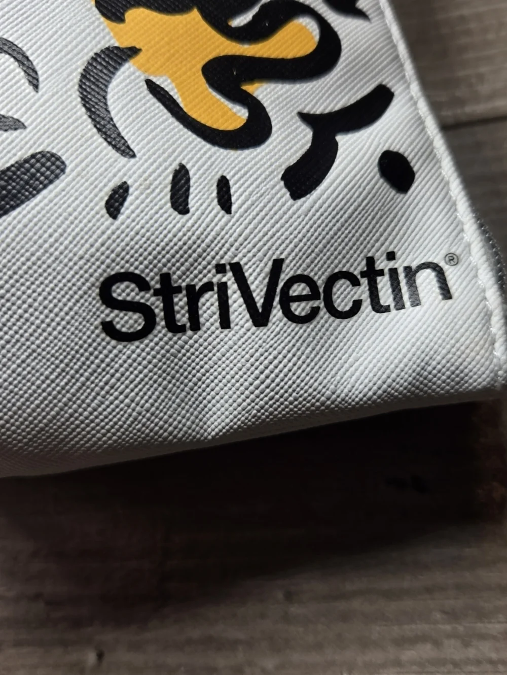 NWT StriVectin Brightly Colored Zip-Up Cosmetic Bag Makeup Pouch